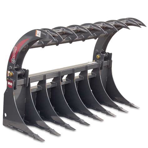 best grapple rake for skid steer|root grapple rake attachment.